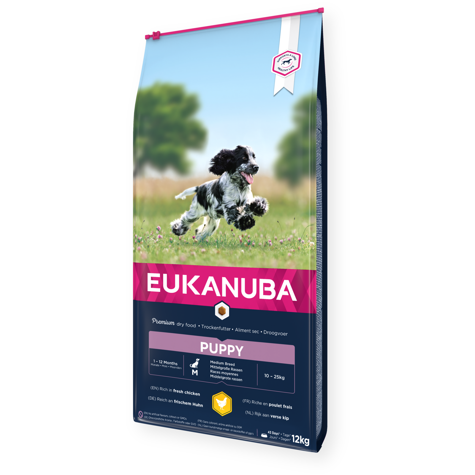 Eukanuba - Growing Puppy Medium Breed 12 kg - Hund - Tørrfôr - Dyrekassen.no