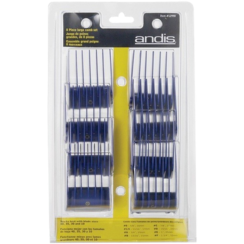 Universal 8-pakning avstandskam grå stor