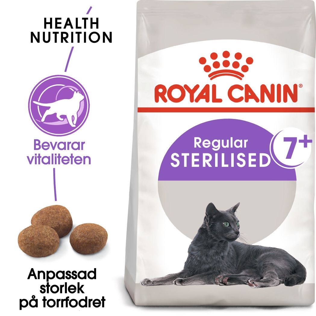 Royal Canin - Feline Regular Sterilised +7 10 kg - Katt - Helse og pels - Kosttilskudd - Tørrfôr - Dyrekassen.no