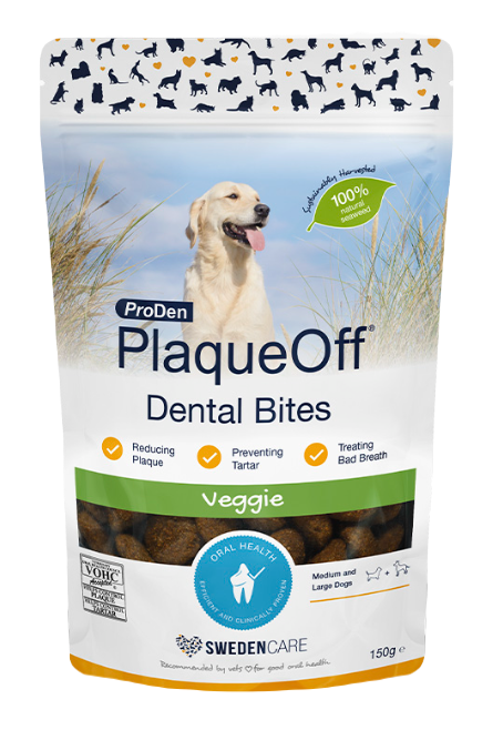 ProDen Plaque Off - Dental Bites Hund 150g - Hund - Hundepleie - Tannkrem og tannbørste - Dyrekassen.no