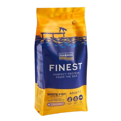 Fish4Dogs - Adult Finest med hvit fisk små biter 6kg - Hund - Hundefôr - Dyrekassen.no