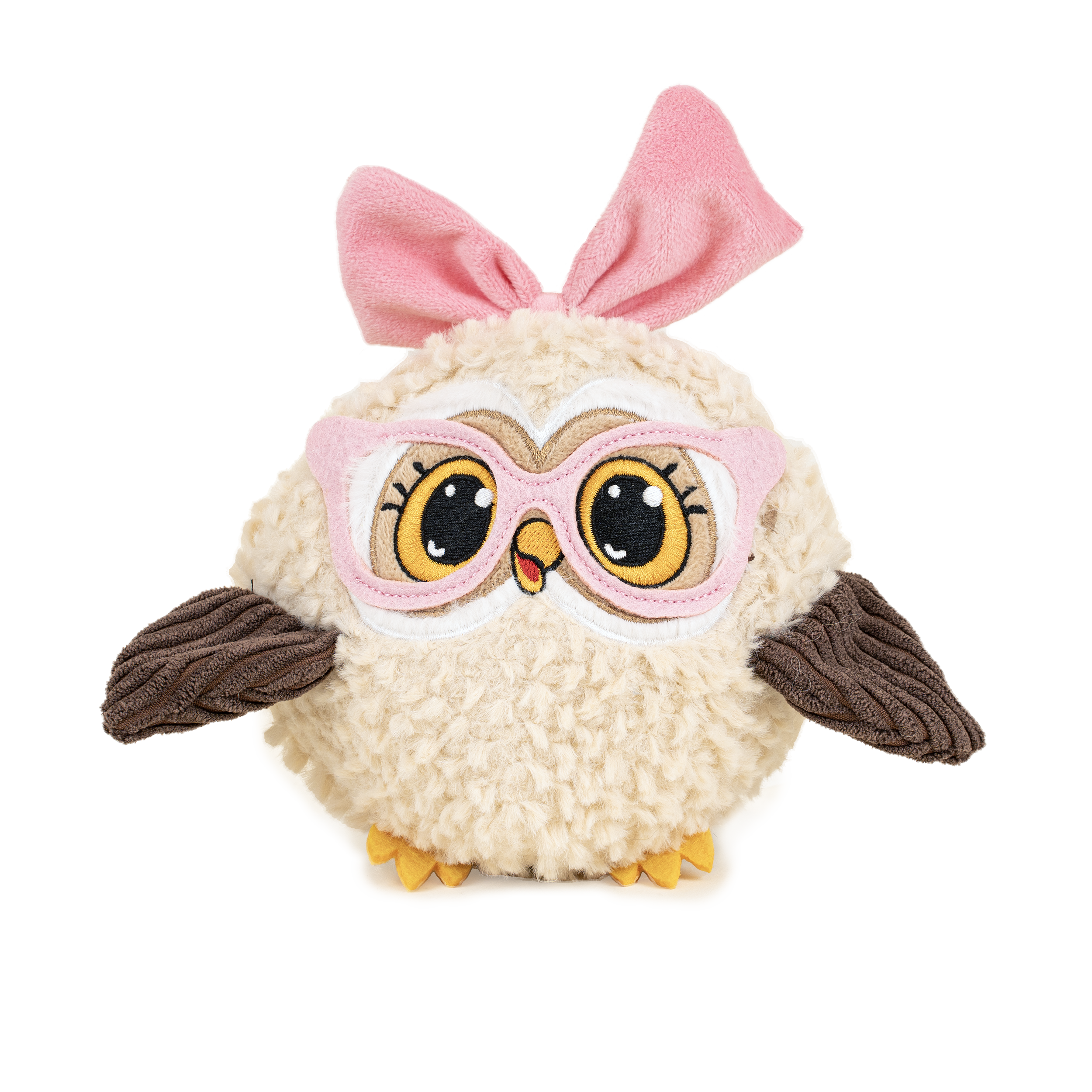 Pritax - Hundeleketøy Ugle Hanna, 15x15x4cm, flerfarget - Hund - Klær og dekken - Sokker og sko - Kosedyr og bamser - Dyrekassen.no