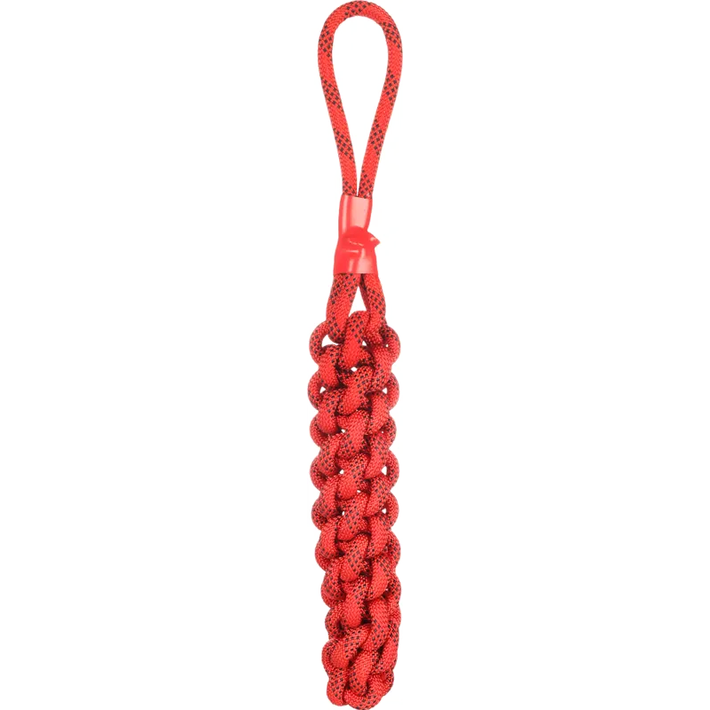 Flamingo - Hundeleketøy Vokas Pull-Rope Rød/Svart 47cm - Hund - Klær og dekken - Sokker og sko - Tyggeleker - Dyrekassen.no