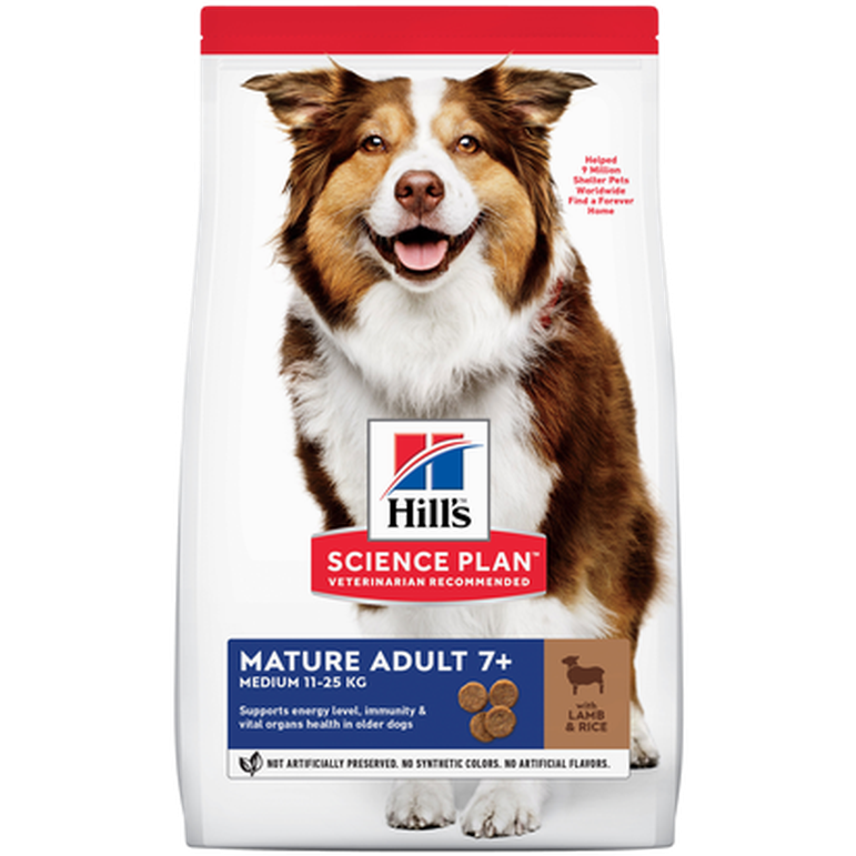 Hills Science Plan - Mature 7+ Lamb 14 kg - Hund - Tørrfôr - Dyrekassen.no