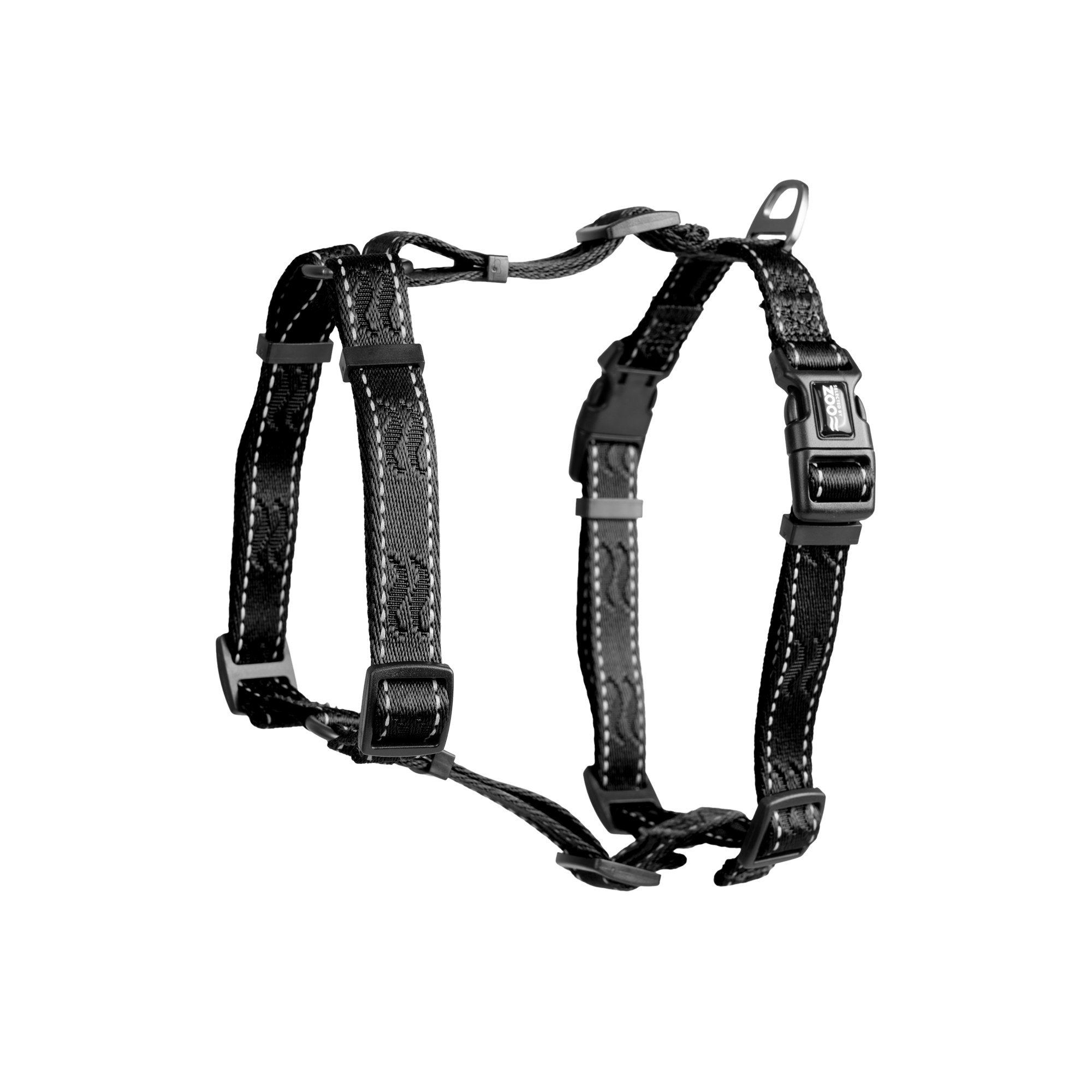 Sele Rufus H-sele justerbar XS/S 15 mm x 50 cm Svart