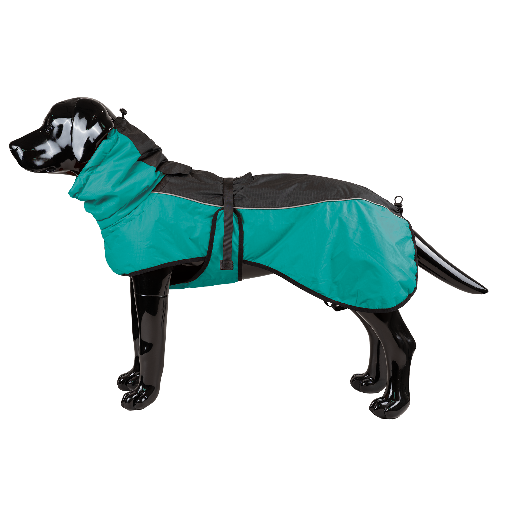 Selected by ZOO - Pajazzo-vinterteppe, M, 40 cm, turkis - Hund - Hundebur - Hundeklær - Dyrekassen.no
