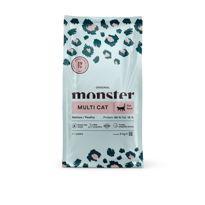Monster Pet Food Cat Original Multicat Salmon/Poultry