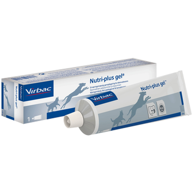 Virbac - Nutri Plus Gel - ernæringstilskudd, hund, katt 120 g - Hund - Hundens Apotek - Mage og tarm - Dyrekassen.no