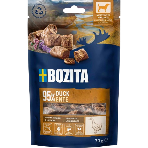 Bozita Hund - Snacks Meaty Bites Duck 70 g - Hund - Hundegodteri - Dyrekassen.no