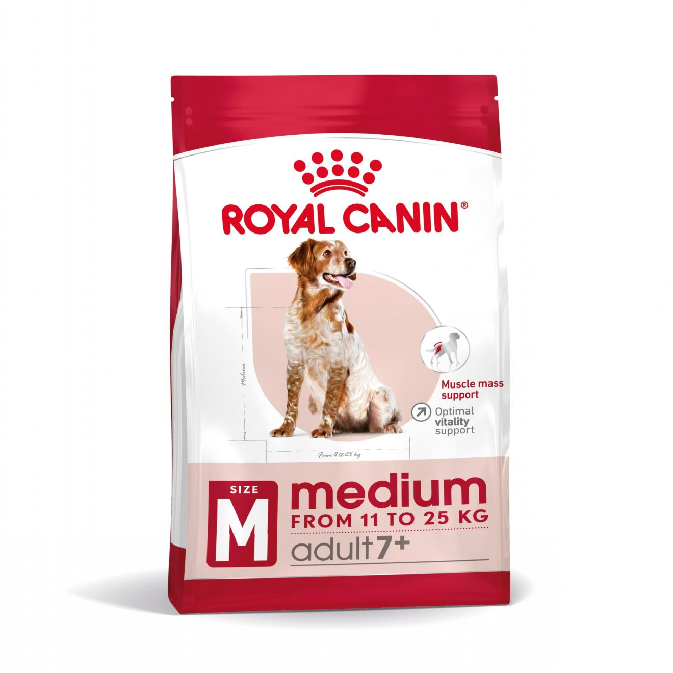 Royal Canin - Medium Adult 7+ Tørrfôr for hunder 4 kg - Hund - Hundefôr - Dyrekassen.no