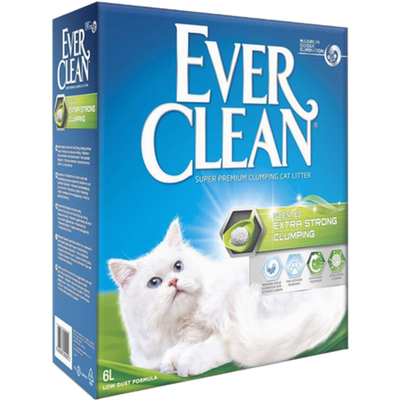 Ever Clean - Extra Strong Scented - Kattesand 6 L - Katt - Helse og pels - Hygiene - Kattesand - Dyrekassen.no