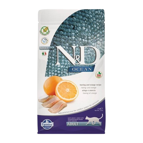 Cat N&D Ocean Herring & Orange Adult