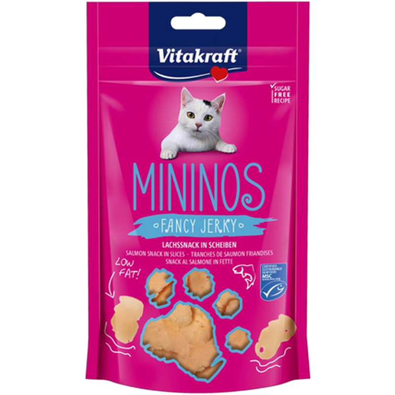 Vitakraft - Mininos Salmon Snacks Cat 6 stk. - Katt - Helse og pels - Hygiene - Godbiter - Dyrekassen.no
