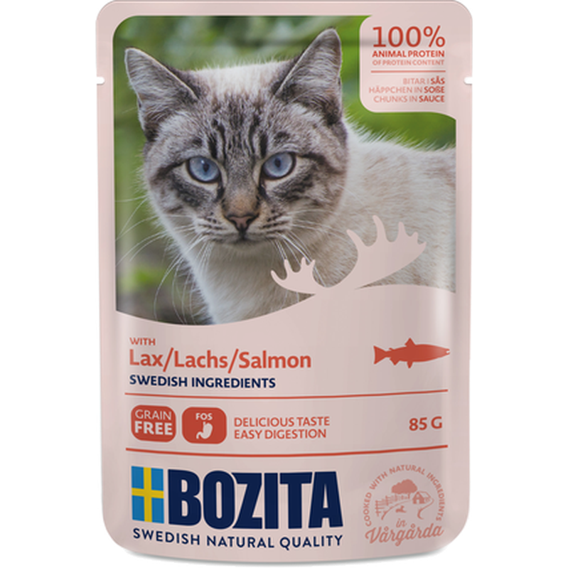 Pose med laks i saus 85 g