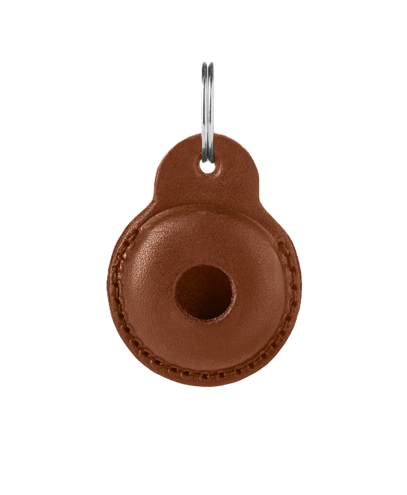 Hunter AirTag-holder Viborg Cowleather cognac