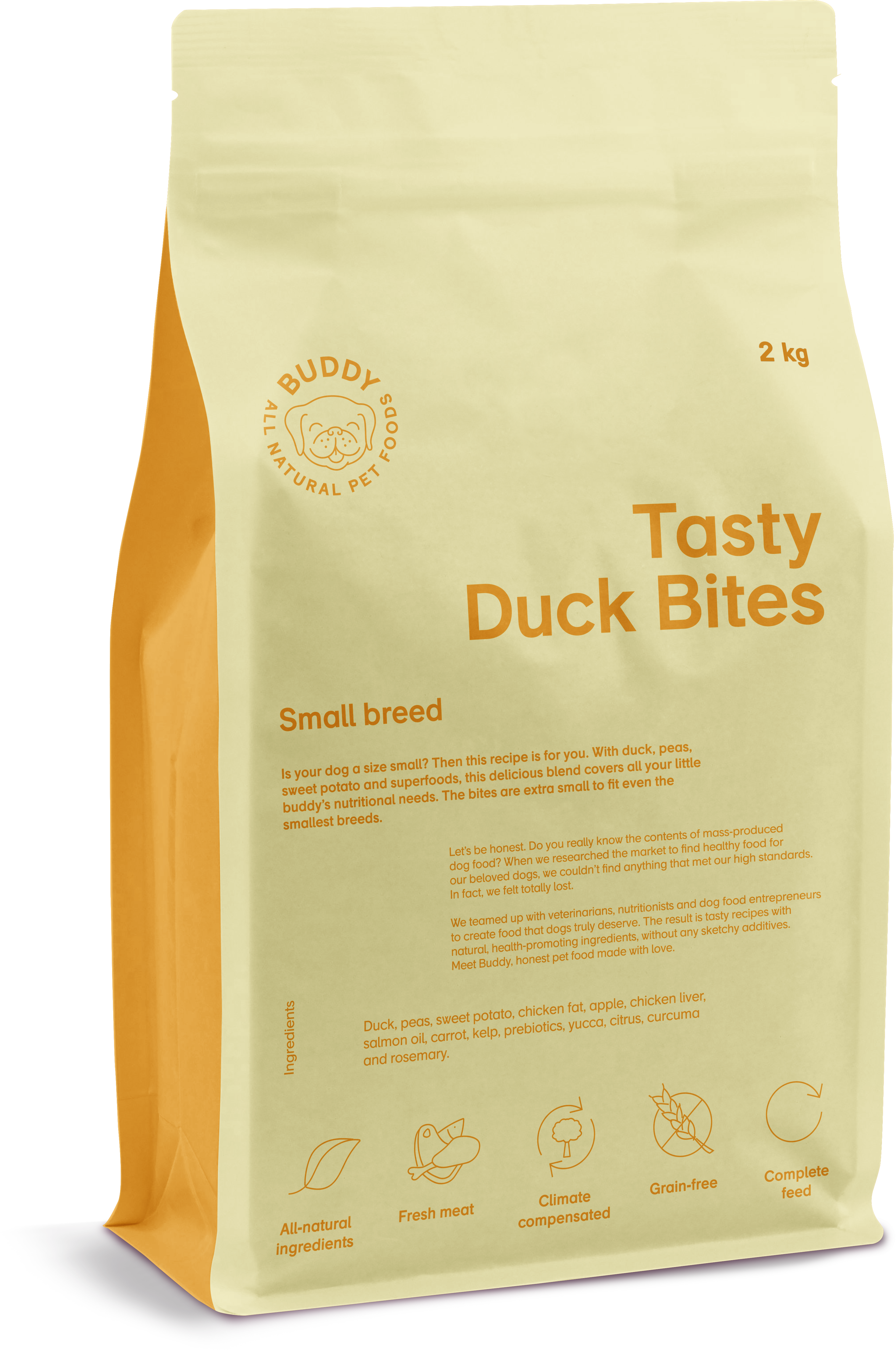 Buddy Pet Foods Buddy Pet Foods Tasty Duck Bites 17 kg