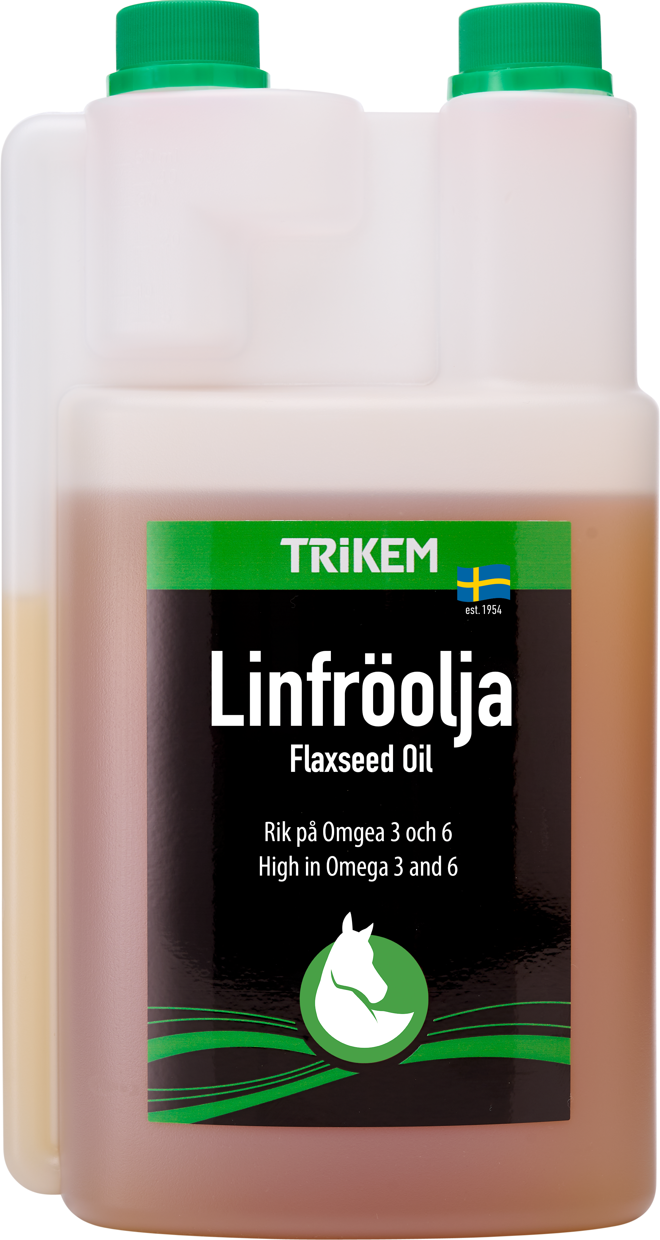 Trikem - Vimital Linfrøolje 1000 ml - Hund - Hundens Apotek - Mage og tarm - Dyrekassen.no