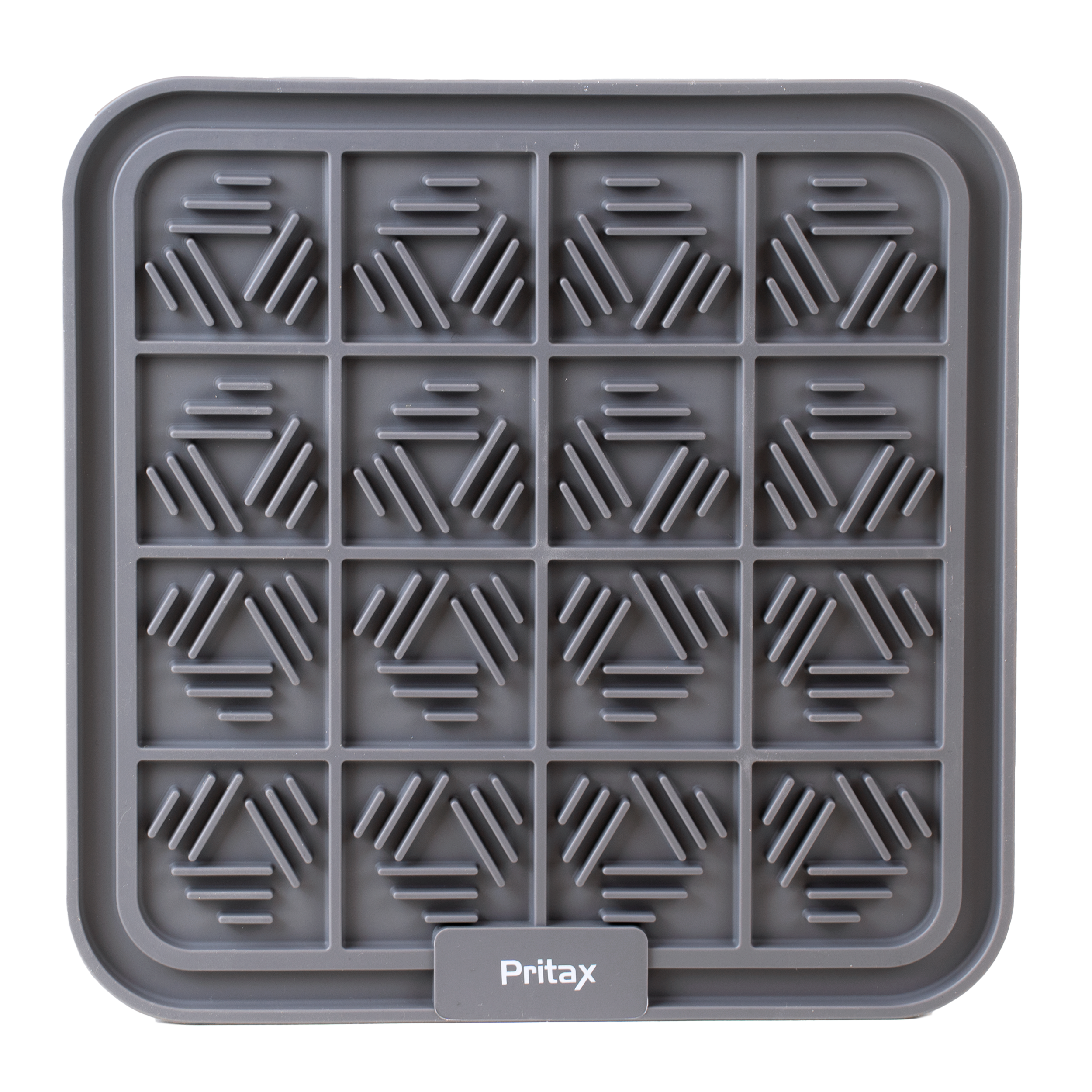 Pritax Slikkematte Square, 20x20cm, Grå