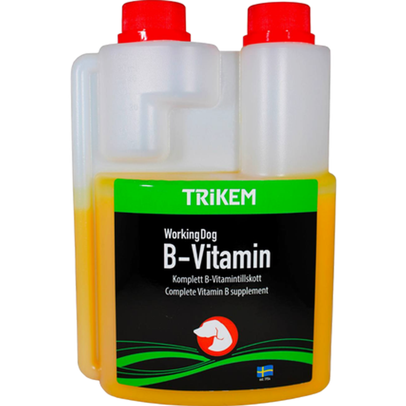 Trikem - WorkingDog B-Vitamin Hund 500 ml - Hund - Hundens Apotek - Mage og tarm - Dyrekassen.no