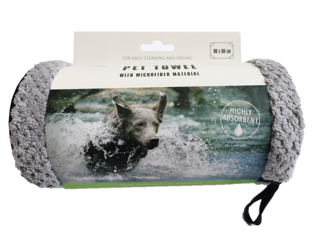 Håndkle for kjæledyr 90x60 cm