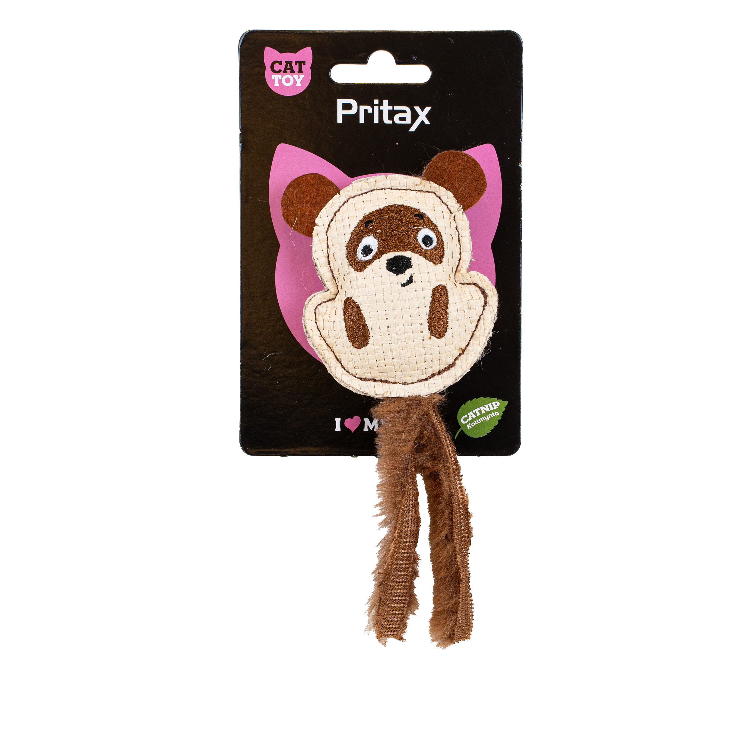 Pritax - Katteleke Natural Hulda, 7x15x2cm, Brun - Katt - Helse og pels - Hygiene - Katteleker - Dyrekassen.no