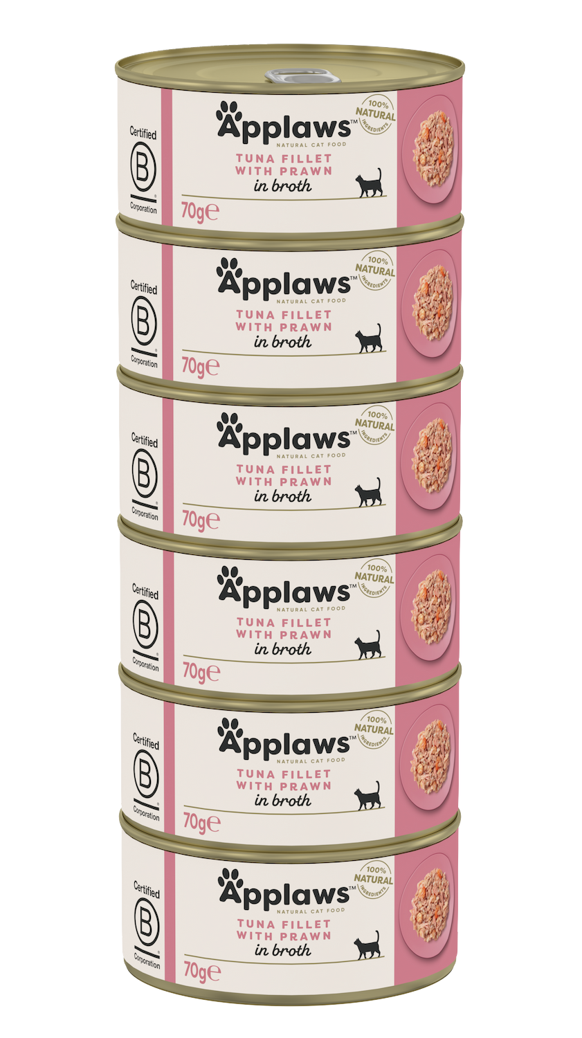 Applaws Cat Tins Tuna Fillet & Prawn