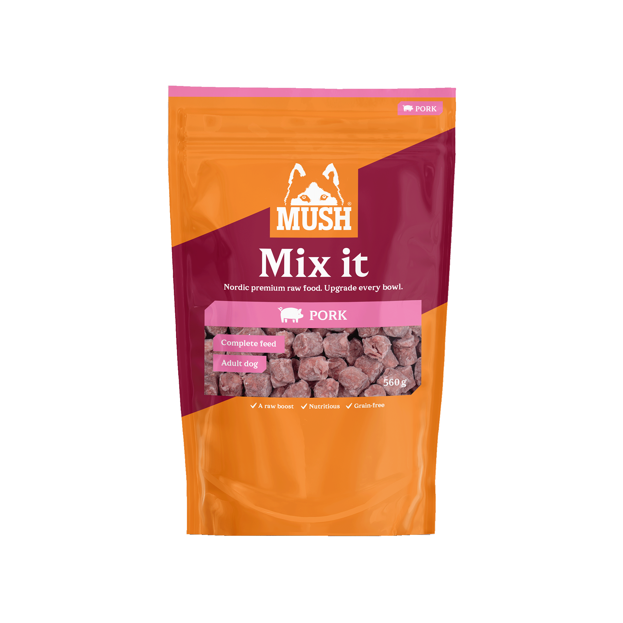 Mush Mix it - Raw Frozen Gris 560 g