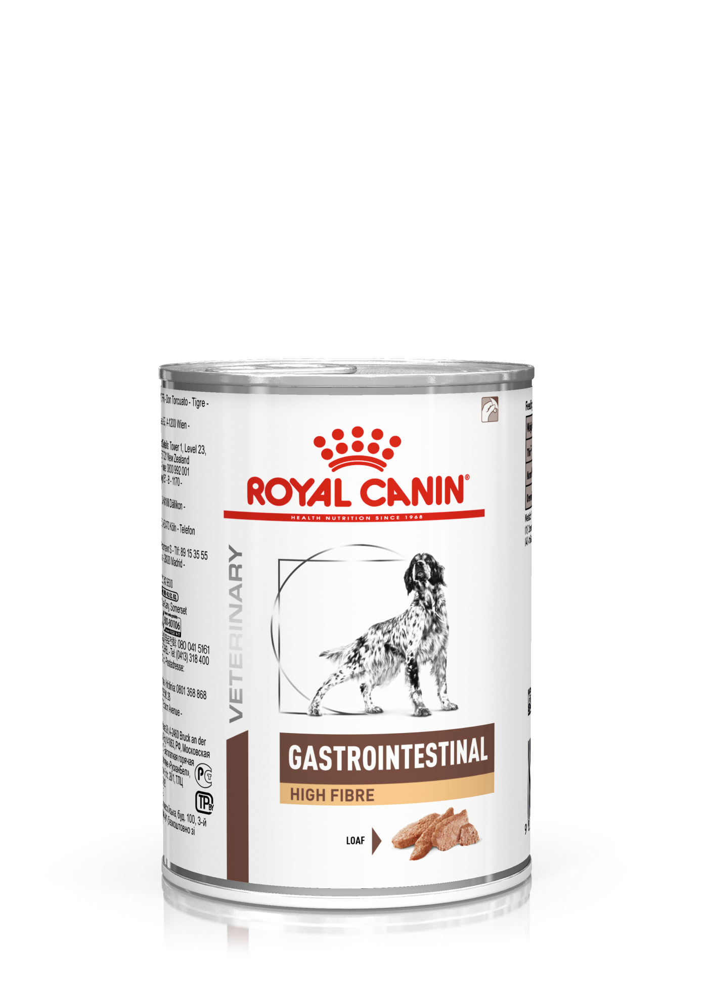 Royal Canin Veterinary Diets Dog - Gastrointestinal High Fibre Loaf våtfôr for hund 410 g - Hund - Våtfôr - Dyrekassen.no