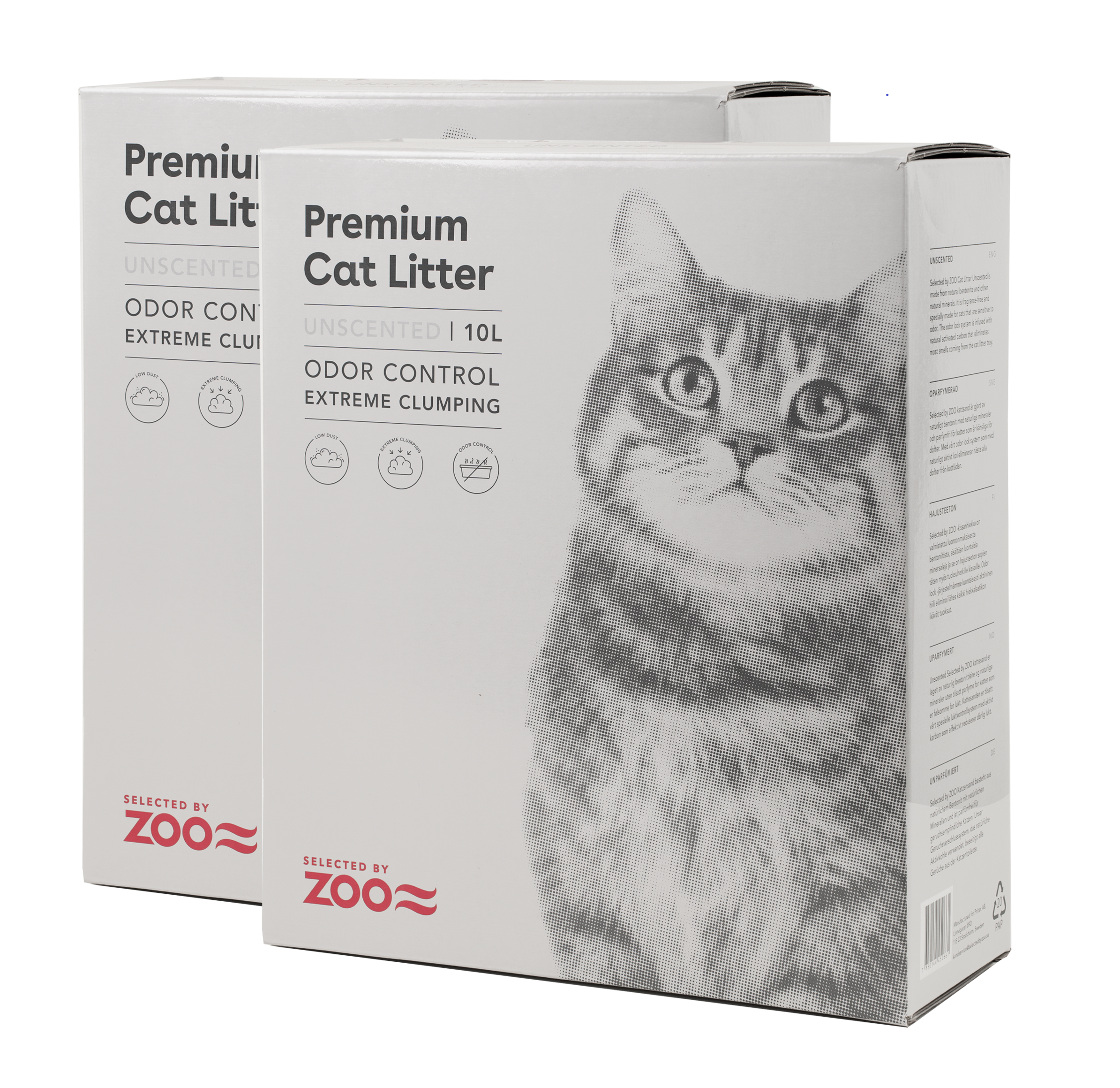 Kattesand Uparfymert 10L x 2