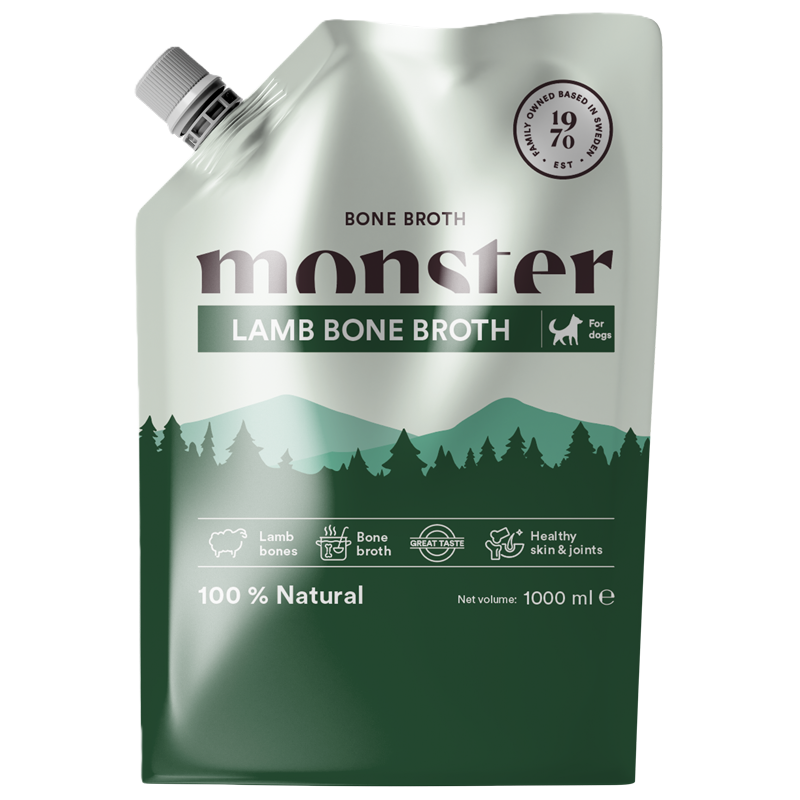 Monster Pet Food Dog Bone Broth Lamb 1000ml