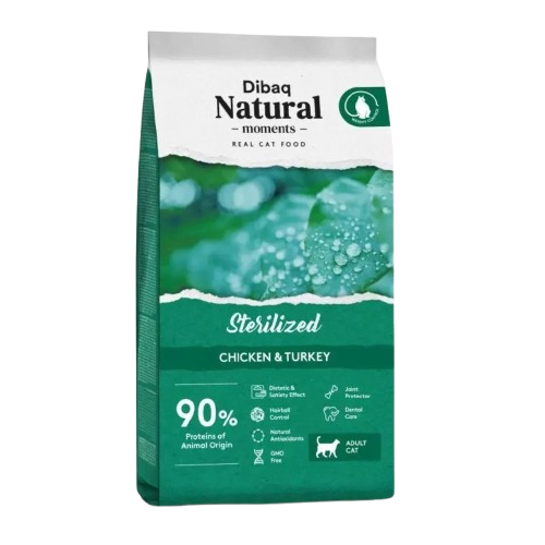 DIBAQ Cat Natural Moments Sterilized Chicken & Turkey 2kg