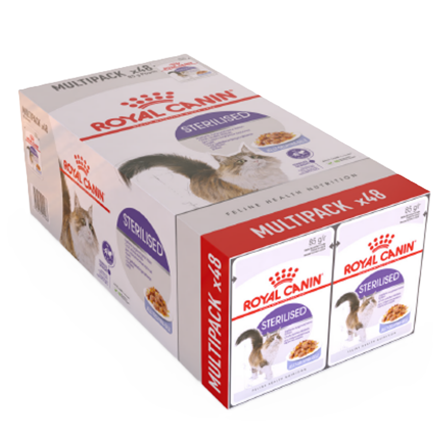 Royal Canin Feline Sterilised Jelly Multipack x 48
