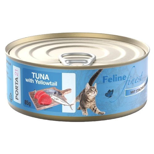 Porta21 - Feline - Makrell og tunfisk 85g - Katt - Helse og pels - Kosttilskudd - Våtfôr - Dyrekassen.no