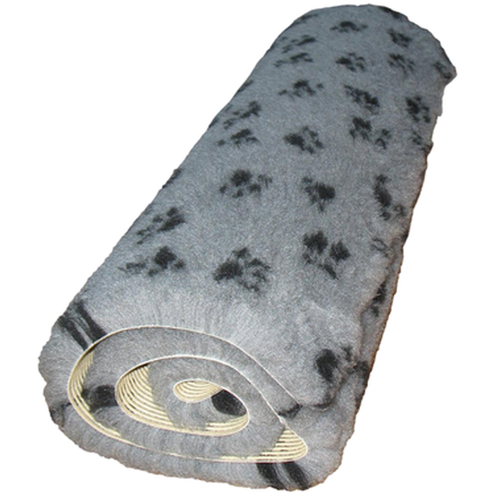 Lupus Trap antiglidefelle med poter Grå 75 x 100 cm