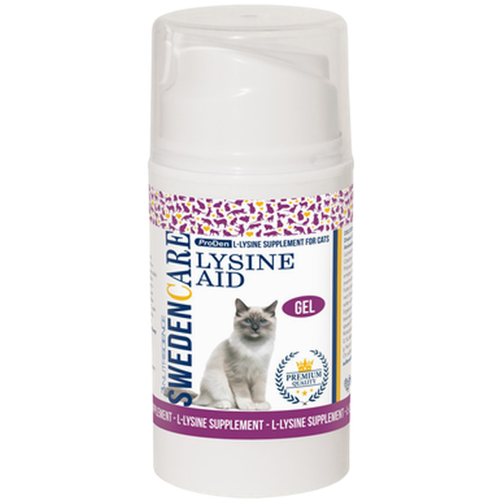 Swedencare - ProDen Lysine Aid Cat 50 ml - Smådyr - Aktivisering - Hinder og tunnel - Kosttilskudd og vitaminer - Dyrekassen.no