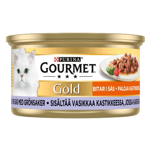 Purina Gourmet Gold Kalv & Grönsaker i sås