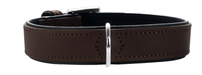 Hunter Hundhalsband Softie Brun/Svart