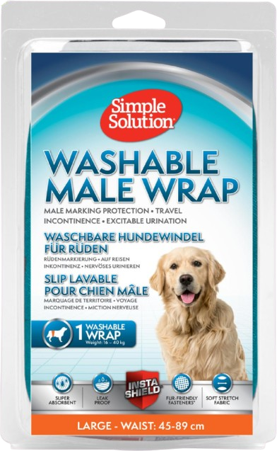 Simple Solution Vaskbar bleie for hannhunder