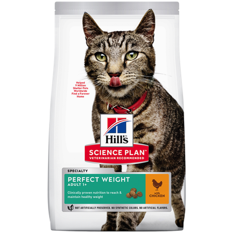 Hill's SP Feline Adult Perfect Weight Chicken 7 kg