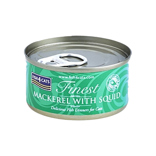 Våtfôr makrell og blekksprut