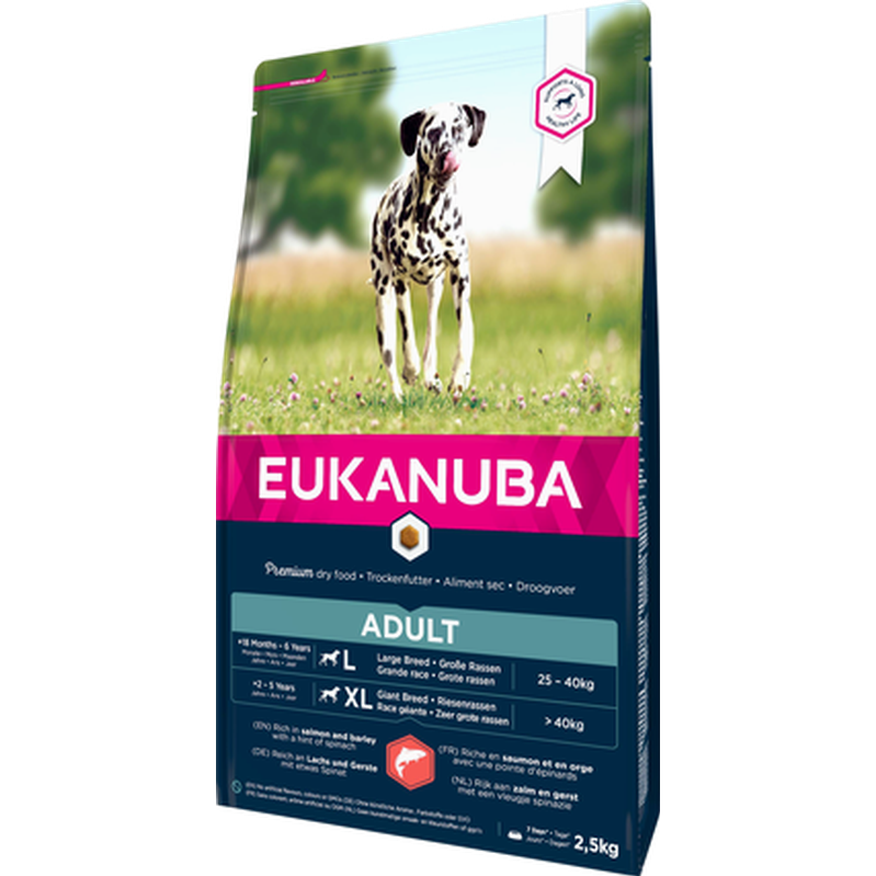 Eukanuba - Dog Large Breed Laks og bygg 12 kg - Hund - Hundefôr - Dyrekassen.no