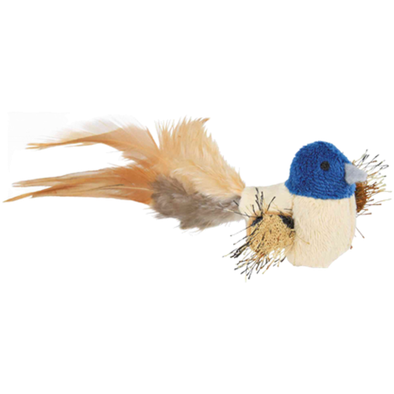 Bird Cat Toy Beige 8 cm