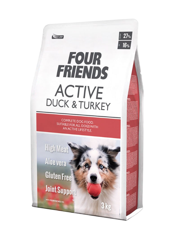 FourFriends Dog Active Duck & Turkey