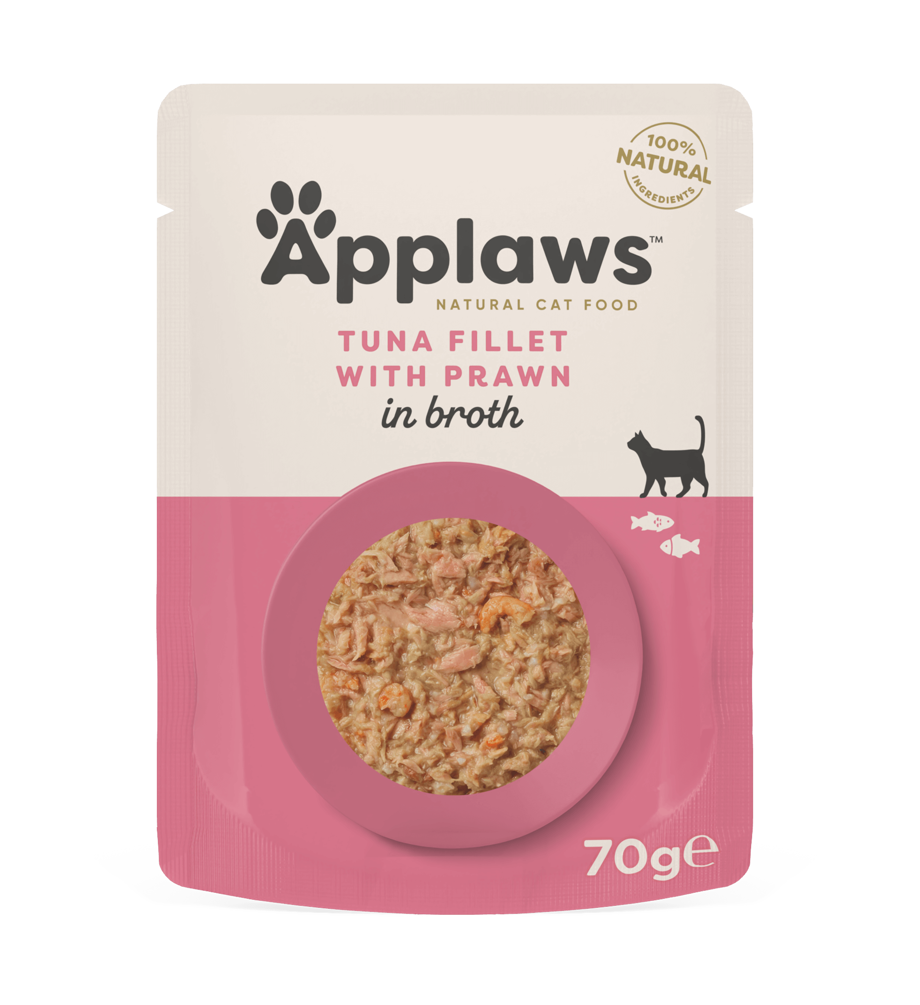 Applaws - Tunfisk og tigerreker 70 g x 12 - Katt - Helse og pels - Kosttilskudd - Våtfôr - Dyrekassen.no