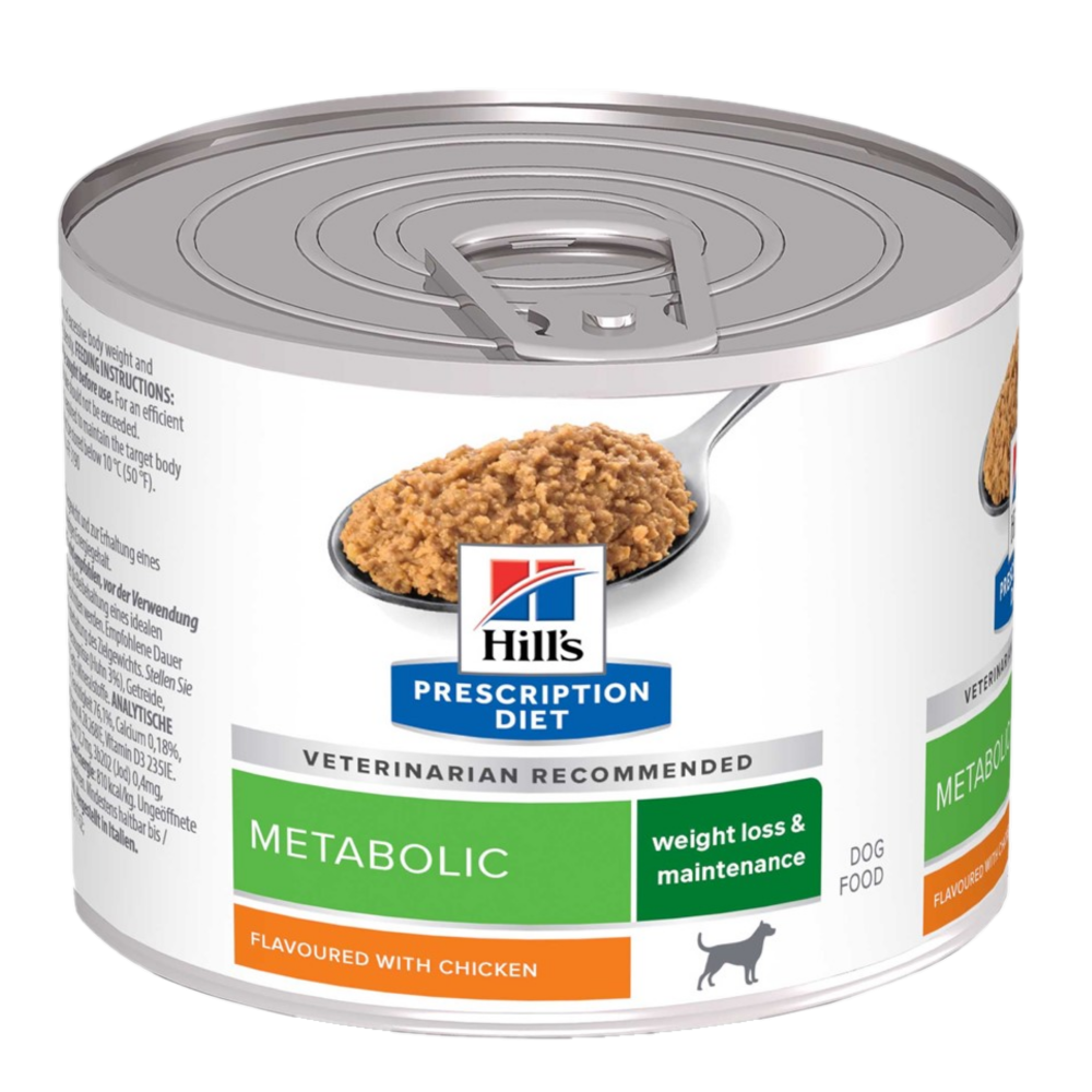 Hill's Prescription Diet Dog - Metabolic Weight Kylling hermetikk - våtfôr til hund 200 g - Katt - Helse og pels - Kosttilskudd - Veterinærfôr -