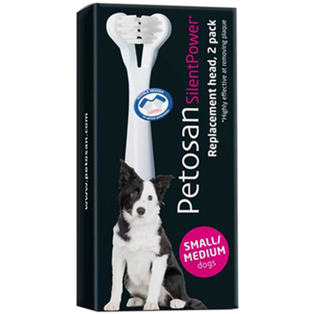 Petosan SilentPower Sonic Power-erstatningstannbørste Liten