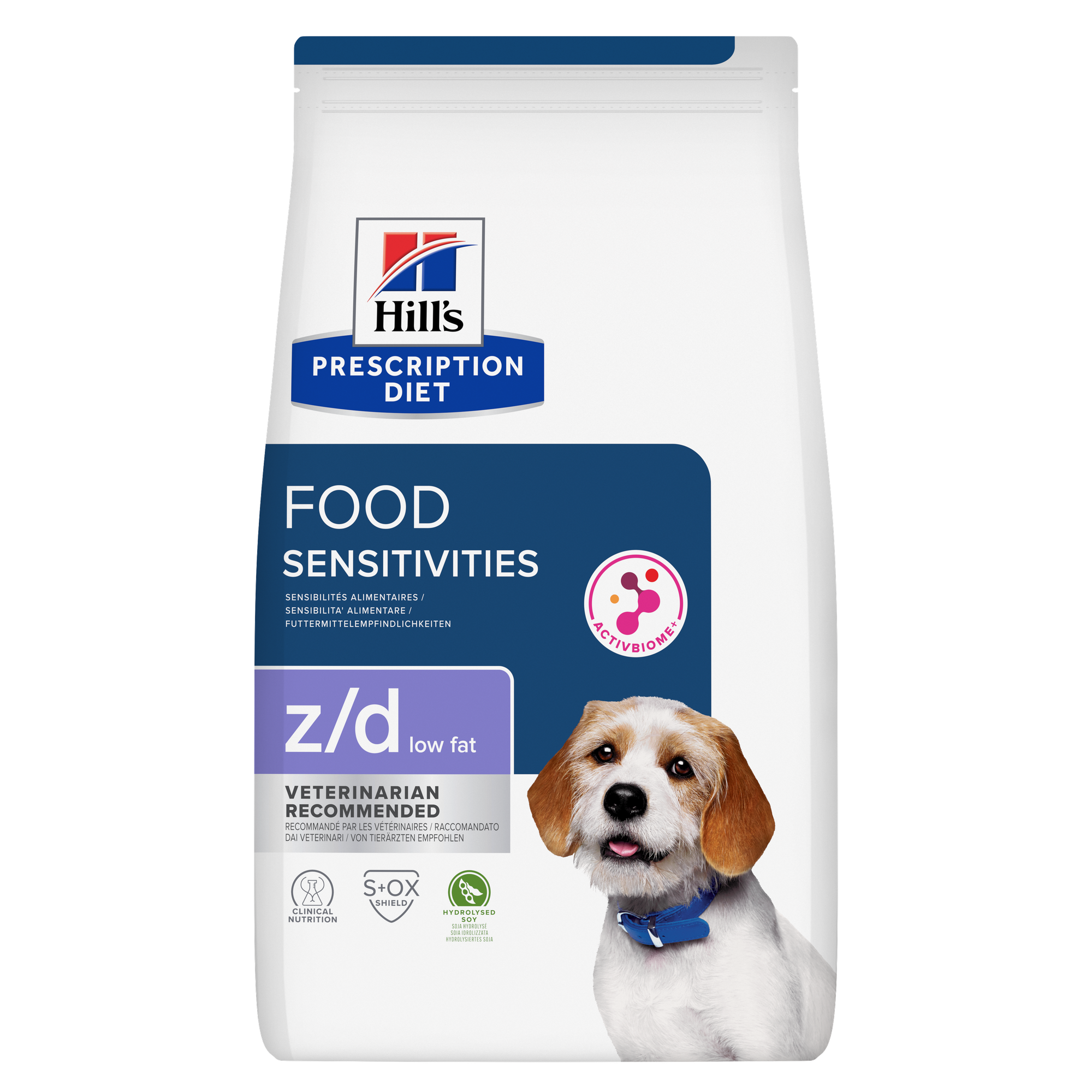 Hill's Prescription Diet Dog Canine z/d Low Fat Hydrolysed Soy