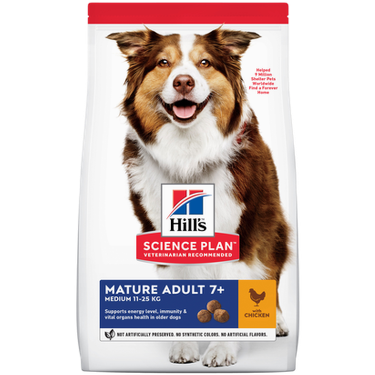 Hills Science Plan - Mature 7+ Active Longevity Medium Chicken - Dry Dog Food 14 kg - Hund - Hundefôr - Dyrekassen.no