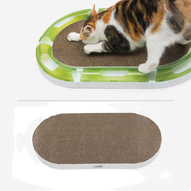 Catit - Senses 2.0 Oval Scratcher Brown 1 stk. - Katt - Kattemøbler - Kloremøbler - Kattesenger og kattehuler - Dyrekassen.no