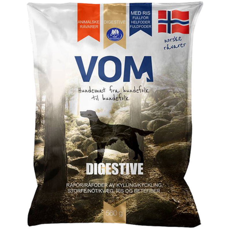 Vom og Hundemat Digestive White 560 g